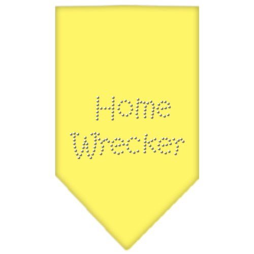 Home Wrecker Rhinestone Bandana Yellow Large